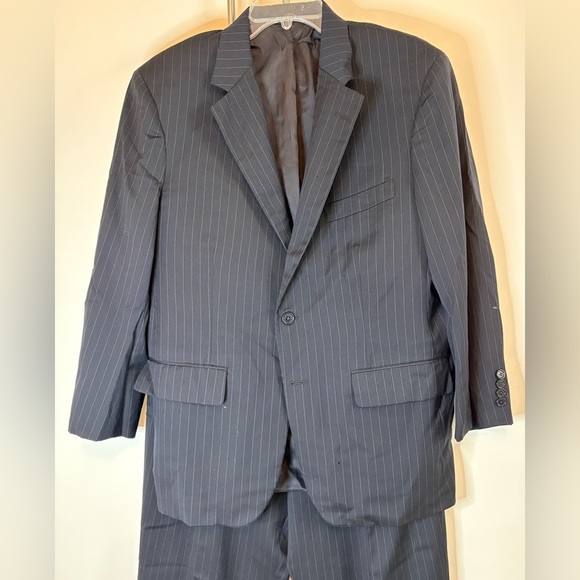 Brooks Brothers Navy Pinstripe Suit